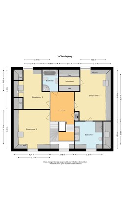 Floorplan - Noordweg 55, 2291 EB Wateringen